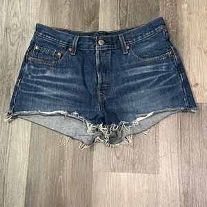 Levi’s 501 Jean Shorts Premium Denim Big E Size 29